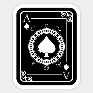 Classic playing cards Sticker